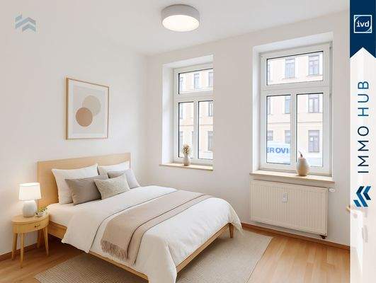 Schlafzimmer visualisiert