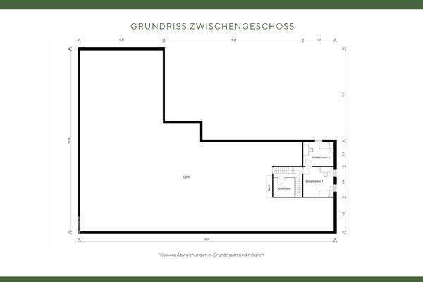 Grundriss Zwischengeschoss