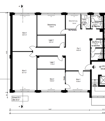 Grundriss Fläche E03.01