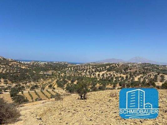 Kreta, Sivas: Grundstück mit herrlichem Meerblick am Ortsrand zu verkaufen