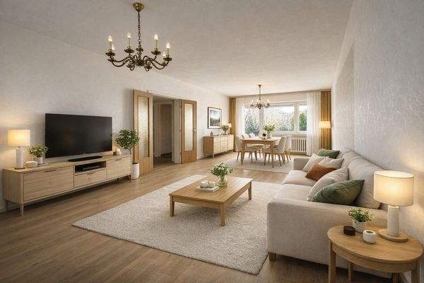 Wohnzimmer illustriert