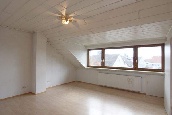 Wohnzimmer im Dachgeschoß
