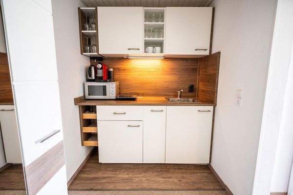 Küchenzeile im Gäste-Bungalow