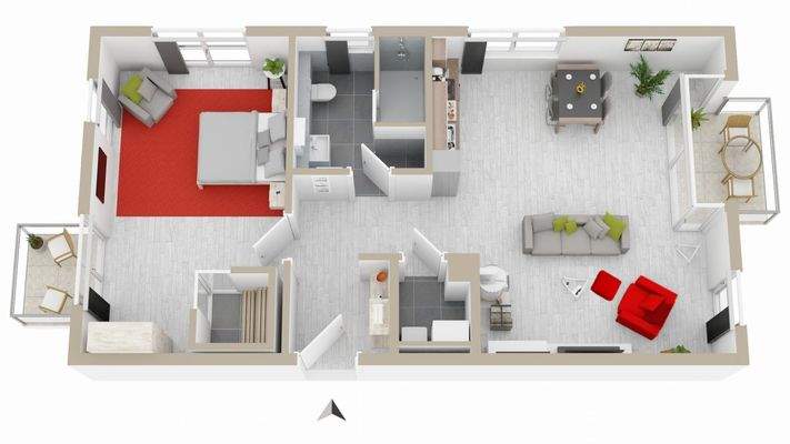 Wohnungsgrundriss 1. OG