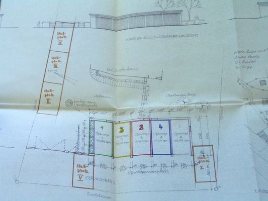Plan Garagen Stellplätze