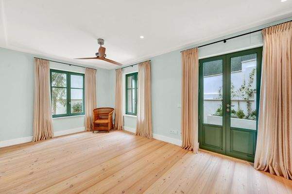 Master bedroom in a house for sale