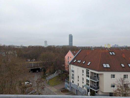 Blick von der Dachterrasse