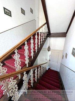 Treppenhaus zu den Wohnungen