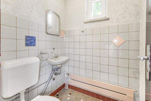 WC im Erdgeschoss