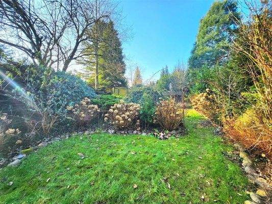 Grundstück mit Blick ins Grüne