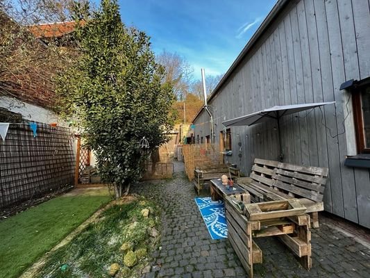 Seitenansicht Innenhof