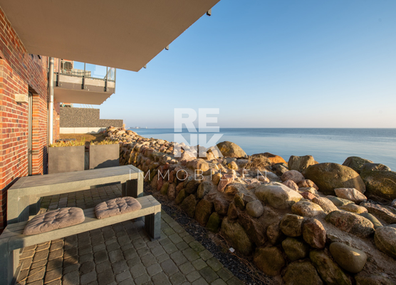 Terrasse direkt am Meer