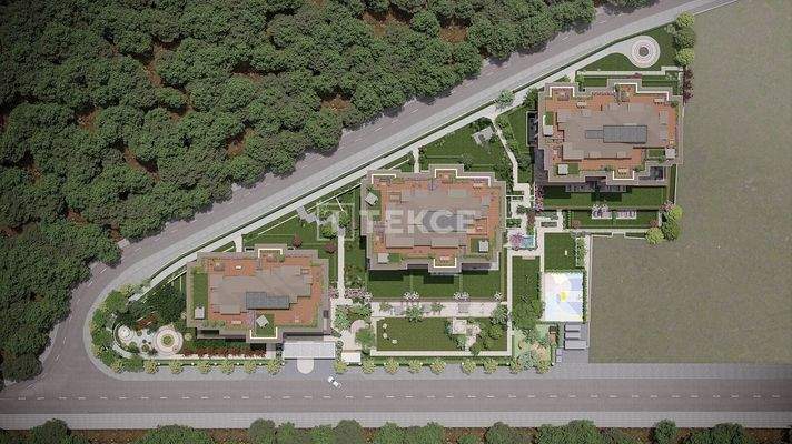 Flats in a Forest-View Complex in Göktürk Eyüpsultan