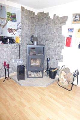 Kaminofen - EG - vordere Gebäude