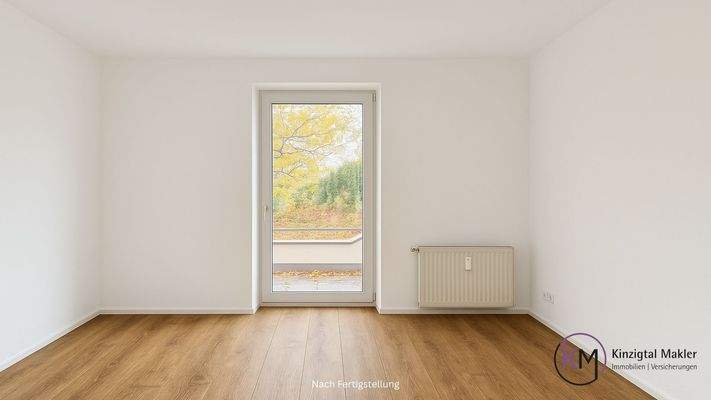 ... Arbeits- oder Kinderzimmer mit Balkonzugang