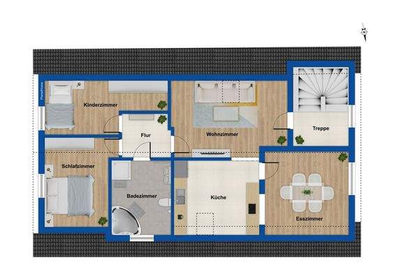 Grundriss Obergeschoss