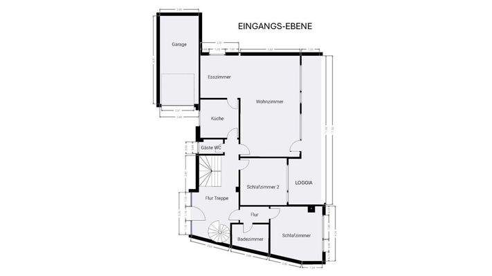 Grundriss Eingangs-Ebene