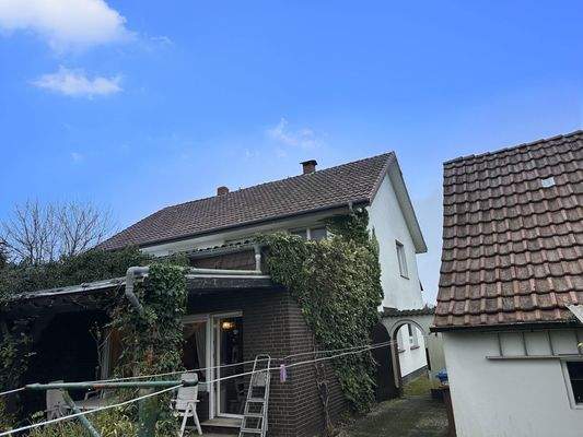 Seitenansicht Doppelhaushälfte