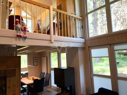 Wohnbereich und Galarie 