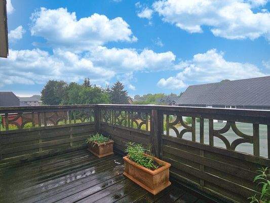 Balkon, Zugang von Zimmer 3