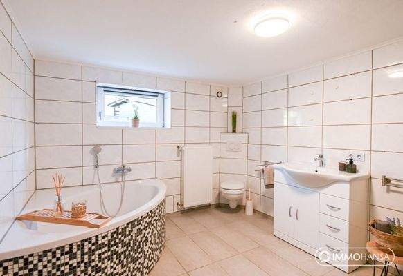 Badezimmer im Souterrain