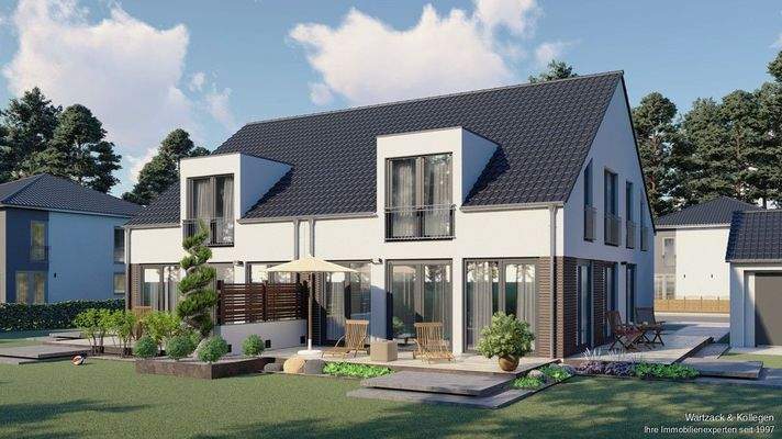 Bebauungsvorschlag "Doppelhaus Wien" von MHW