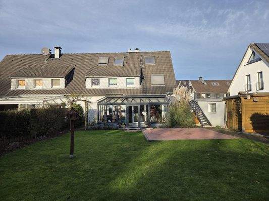 Blick über das Grundstück