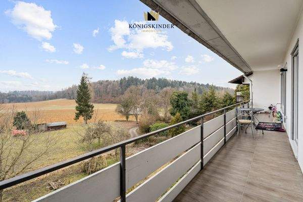 Balkon mit Fernsicht