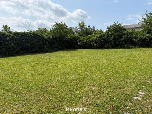 Grundstück im hinteren Bereich