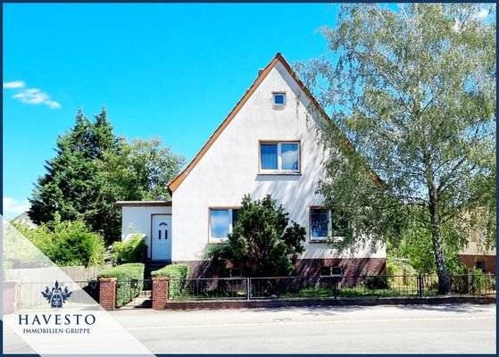 Blick auf das charmante Einfamilienhaus