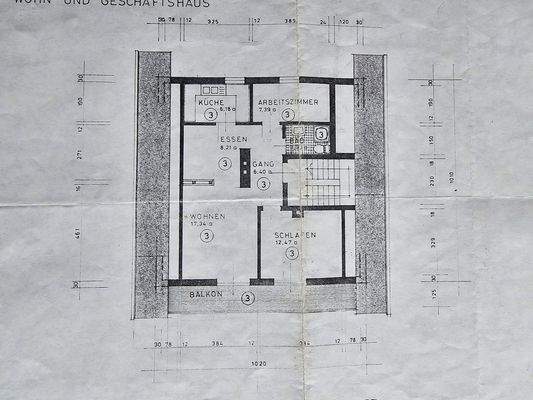 Grundriss DG Wohnung
