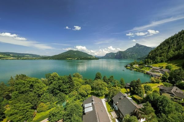 Blick vom Grundstück auf den See