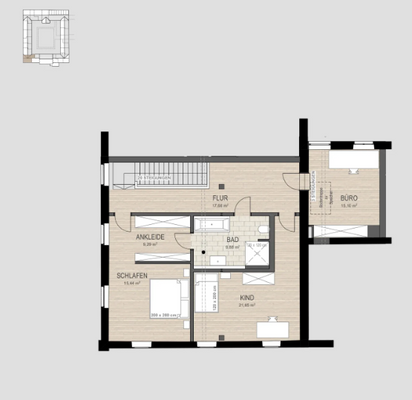 Beispielgrundriss OG