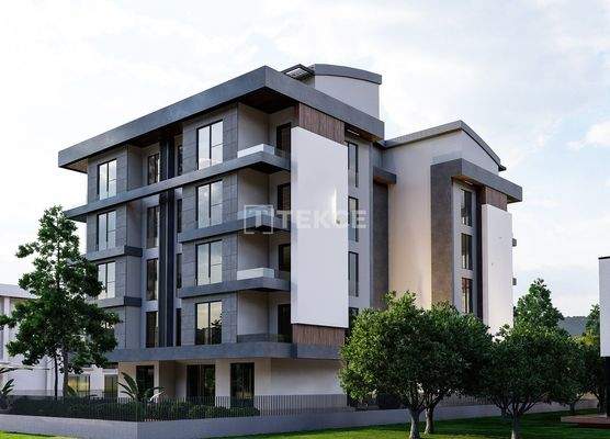 Beachside Apartments in a Complex with Pool in Antalya Konyaaltı