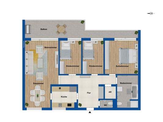 Grundriss - 3. Obergeschoss