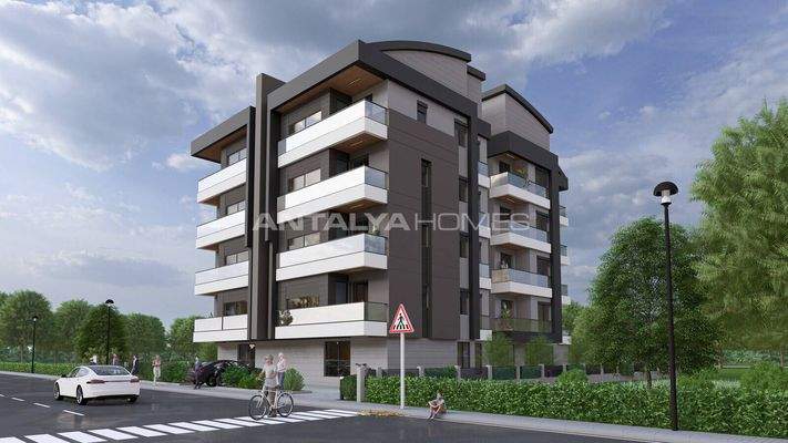Flats in Complex with Pool in Antalya Kepez