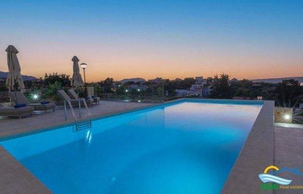 Kreta, Plaka: Luxusvilla mit besonderer Qualität und atemberaubendem Meerblick zu verkaufen