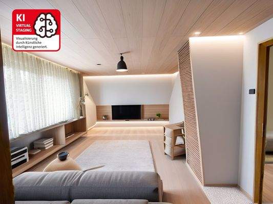 Wohn-/Esszimmer/ Einrichtungsbeispiel