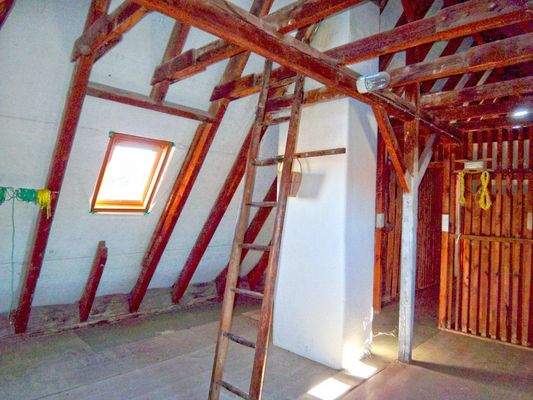 Dachgeschoss-Dachboden