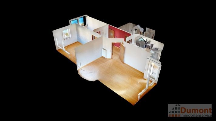 3D Modell der Wohnung