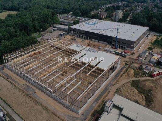 Luftansicht Hallenfläche