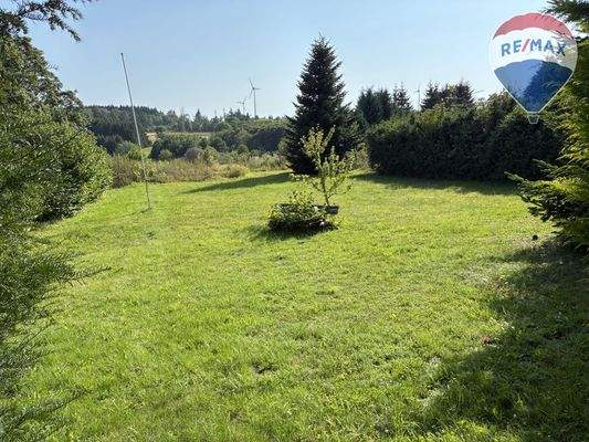 Wiesengrundstück von Oben