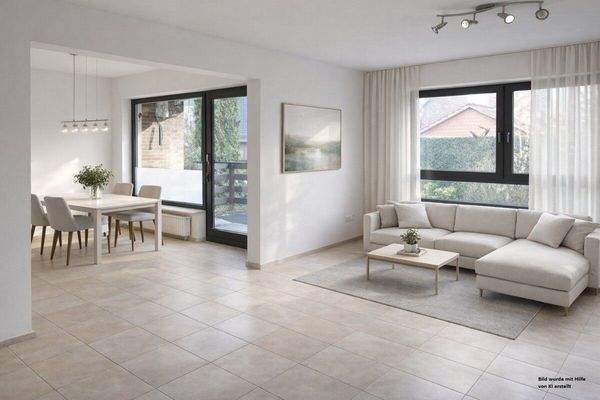 Wohn-u. Esszimmer EG -  KI generiert