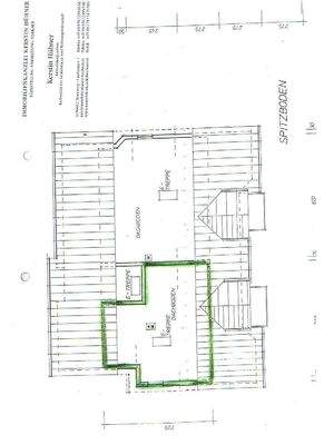 Grundriss Spitzboden