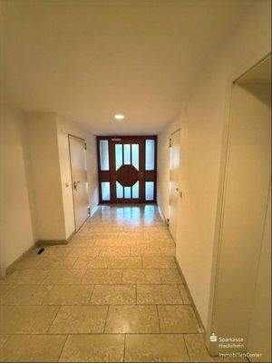 Blick Gebäudeeingang