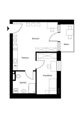 Grundriss ohne Maßstab