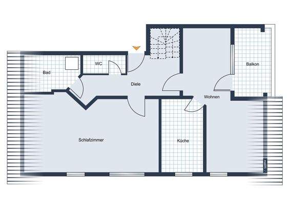 Grundrissplan Ebene 1