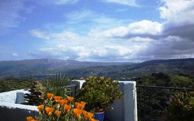 Ostkreta, Chamaizi: Haus mit atemberaubendem Berg- und Meerblick zu verkaufen