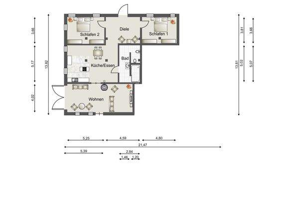 ehemalige Scheune - Wohnung EG
