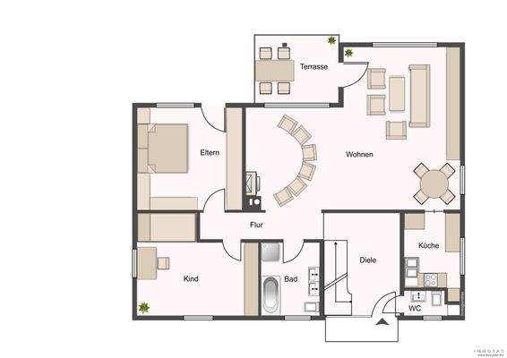 Grundriss Erdgeschoss